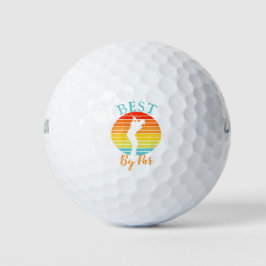 Best by Par Vatertag Golf Geschenk Golfball