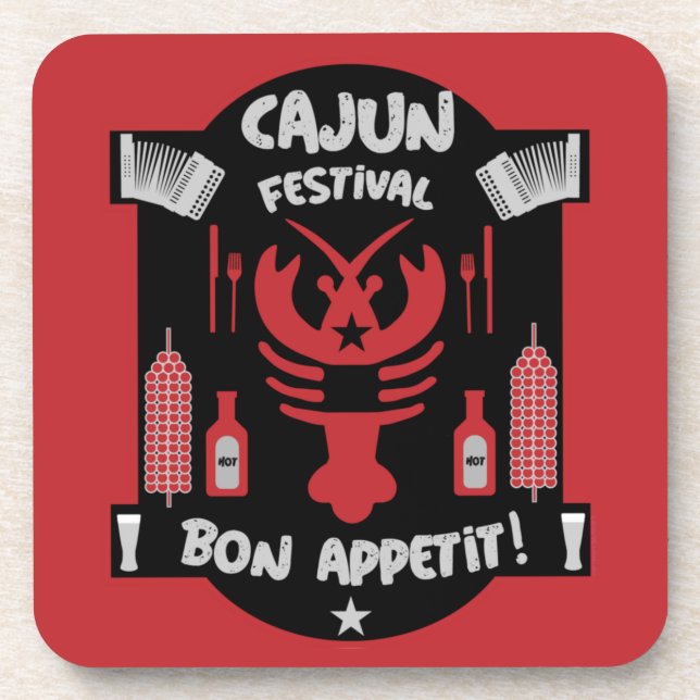 Best Cajun Cooks Getränkeuntersetzer (Vorderseite)
