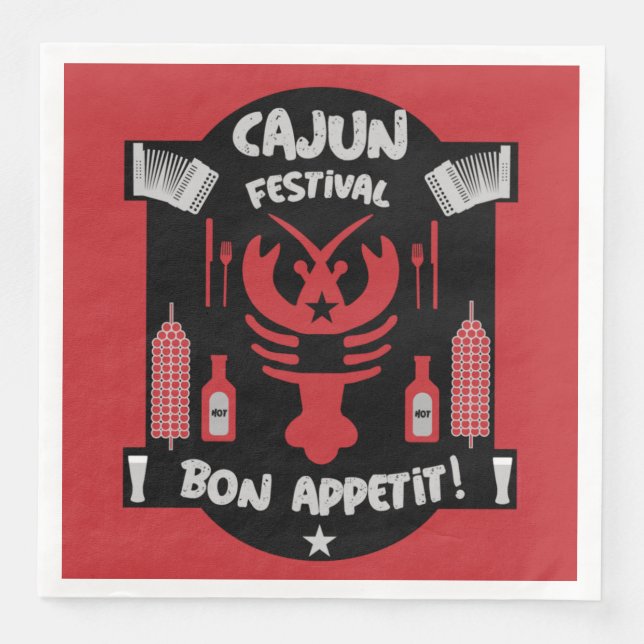 Best Cajun Cooks Napkin Serviette (Vorderseite)