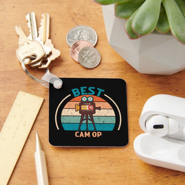 Best Cam Op - Retro Style Schlüsselanhänger (Schreibtisch)