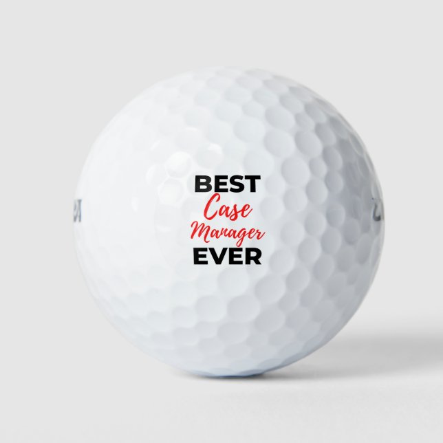 Best Case Manager Ever 2 Golfball (Vorderseite)