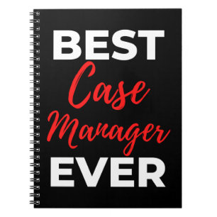 Best Case Manager für alle Zeiten Notizblock