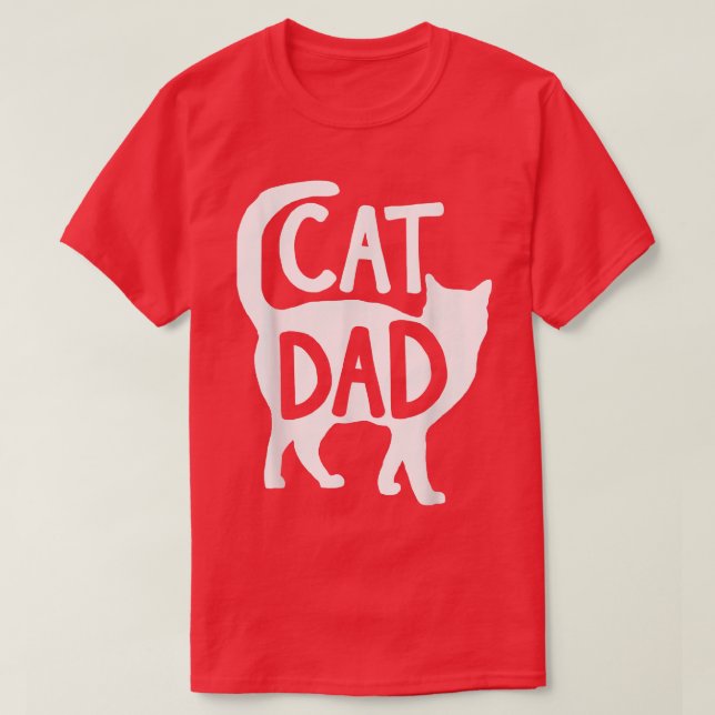 Best Cat Dad Fathers Men Kitty Daddy Papa Christma T-Shirt (Design vorne)