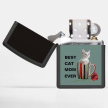 Best Cat Mama Ever kited Kaffee Tasse Blume modern