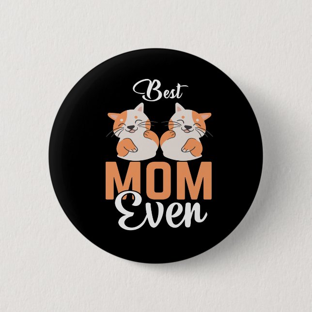 BEST CAT-MAMA JE BUTTON (Vorderseite)