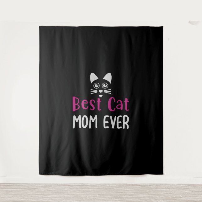 BEST CAT-MAMA JE WANDTEPPICH (Vorderseite)