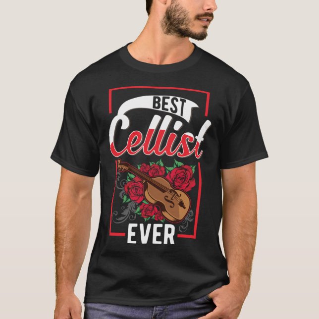 Best Cellist Ever Cello T-Shirt (Vorderseite)