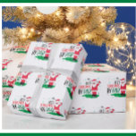 Best Christmas Santa Golf By Par Geschenkpapier<br><div class="desc">And a unique and special gift wrap -- Santa is playing golf and making it the Best Christmas By Par!  Have fun wrapping! Should you have any design questions or a special request,  please send an email to: charmdesignstudio@rcn.com</div>
