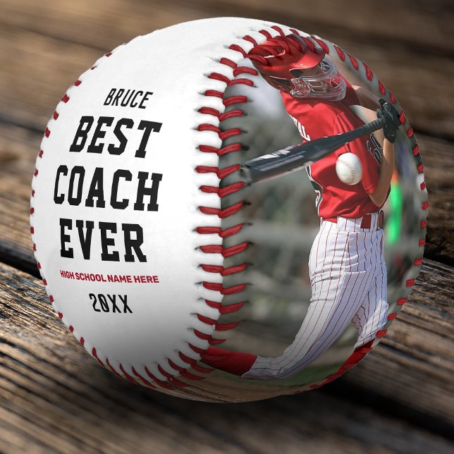 Best Coach je Custom Baseball (Von Creator hochgeladen)