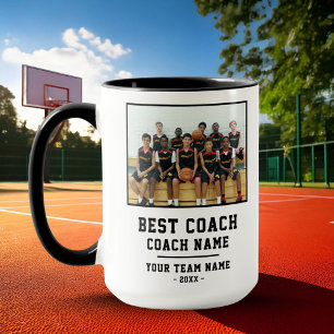 Best Coach Team Name Foto Vielen Dank Tasse