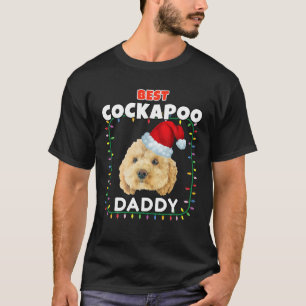 Best Cockapoo Daddy Weihnachts Party Dog Family Po T-Shirt
