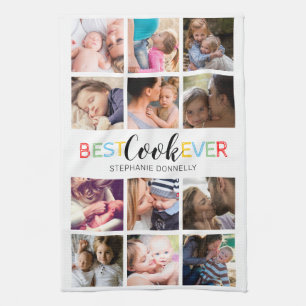 Best Cook Ever Foto Collage Küchentücher Handtü