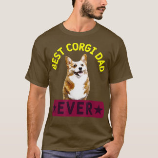 Best Corgi DadDog Lover Owner T-Shirt