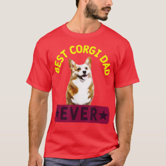 Best Corgi DadDog Lover Owner T-Shirt