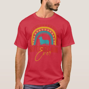 Best Corgis Aunt Ever Cute Rainbow Gorgi lovers T-Shirt