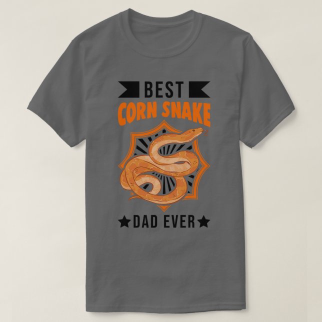 Best Corn Snake Vater je Kornnatter T-Shirt (Design vorne)