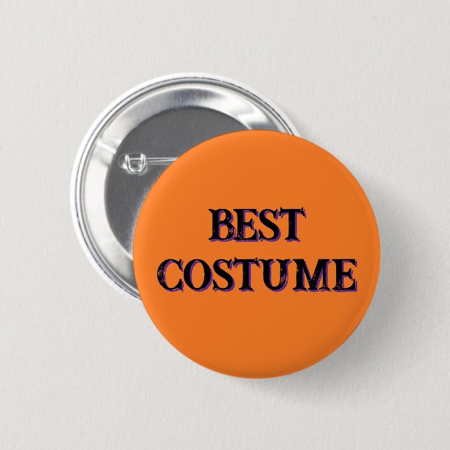 "Best Costume"-Award-Button Button (Vorne & Hinten)