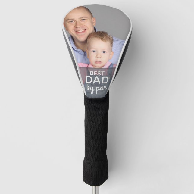Best Dad by Par Golf Quote Design Headcover (Vorderseite)