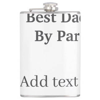 Best dad by par gray black father's day namesimple flachmann