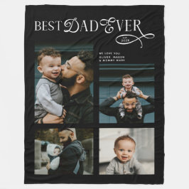  Best Dad Ever 4 Photos Modern Fathers Day Gifts Fleecedecke