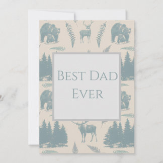 Best Dad Ever Card Karte