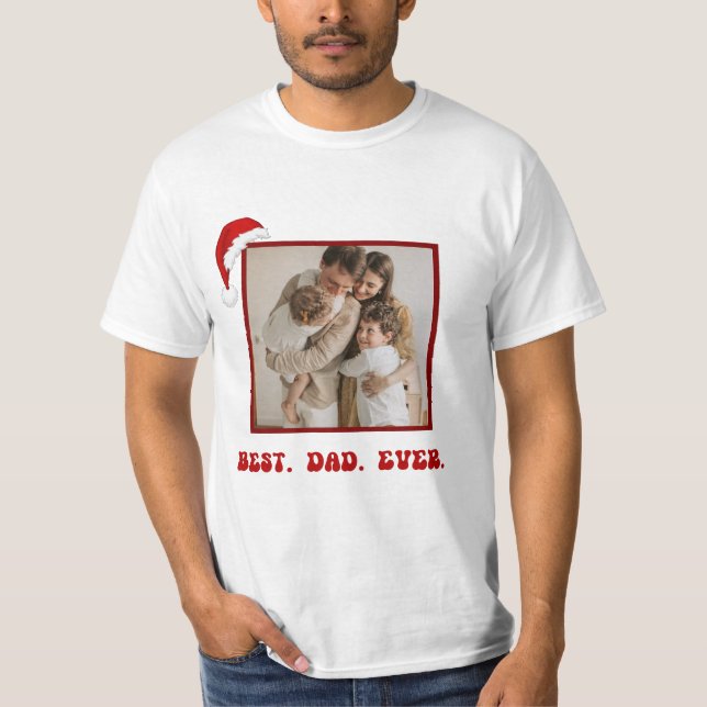 Best Dad Ever Christmas Shirt (Vorderseite)