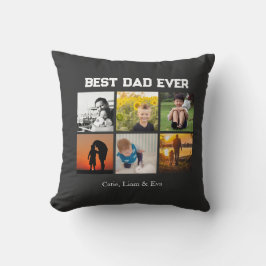 Best Dad Ever Customizable name and images Kissen