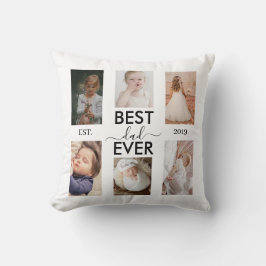 Best Dad Ever Customizable year and images Kissen