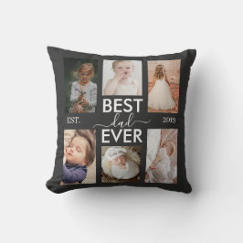 Best Dad Ever Customizable year and images Kissen