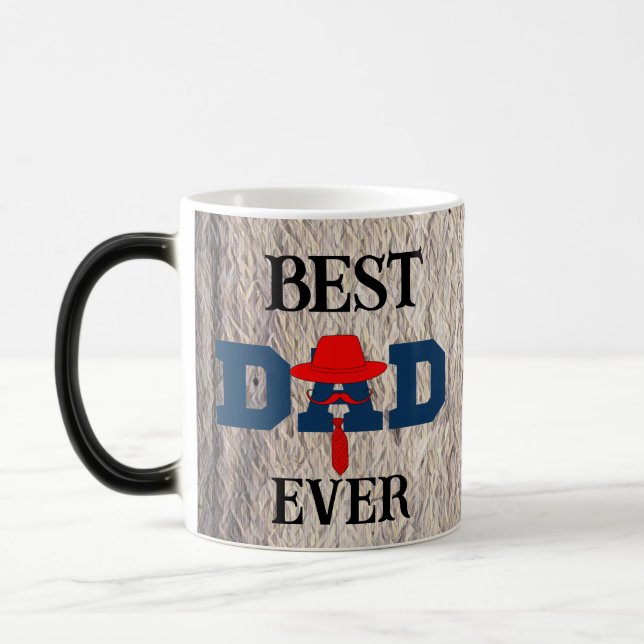 Best dad ever cute photo verwandlungstasse (Links)