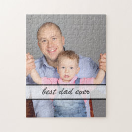Best Dad Ever Family Photo Quote Design