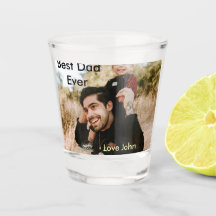 Best dad ever father's dad gift photo name simple 