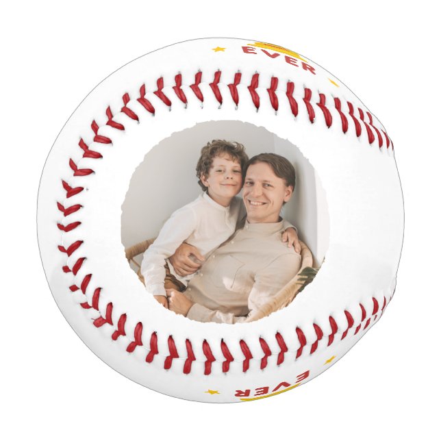 'Best Dad Ever' Father's Day, Fun Birthday Gift  Baseball (Rückseite Rechts)