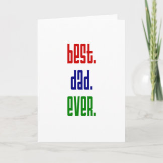 best.dad.ever-Karten Karte