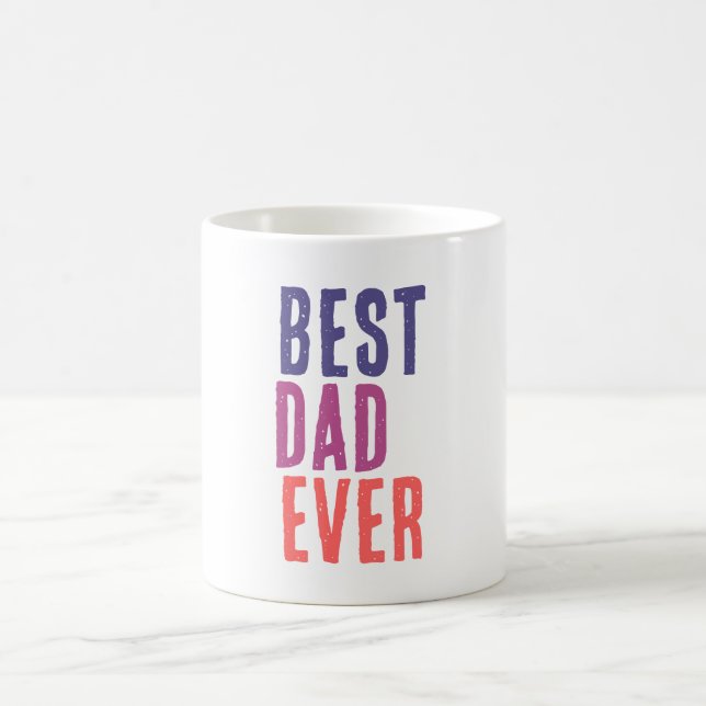 Best Dad Ever Minimalist Cool Professional Kaffeetasse (Mittel)