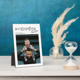  Best Dad Ever Photo Modern Fathers Day Gifts Fotoplatte