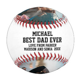 Best Dad Ever Sports Happy Fathers Day Grandpa Baseball