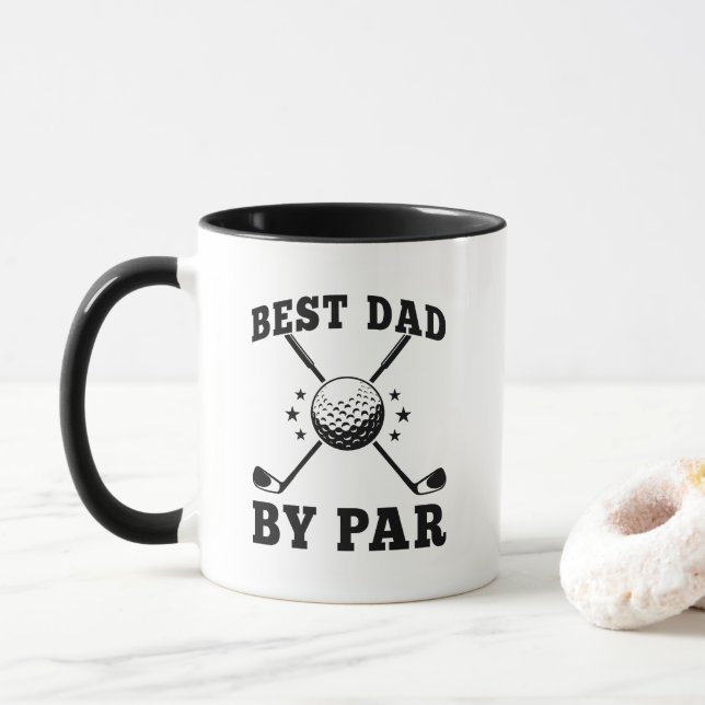 Best Dad Golf Mug Tasse (Mit Donut)