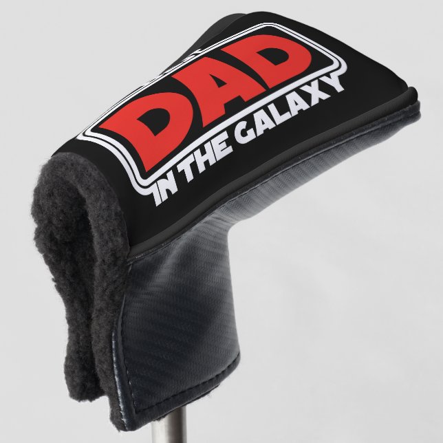 Best Dad in the Galaxy Golf Headcover (3/4 Vorderseite)