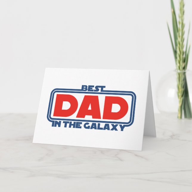 Best Dad in the Galaxy Karte (Vorderseite)