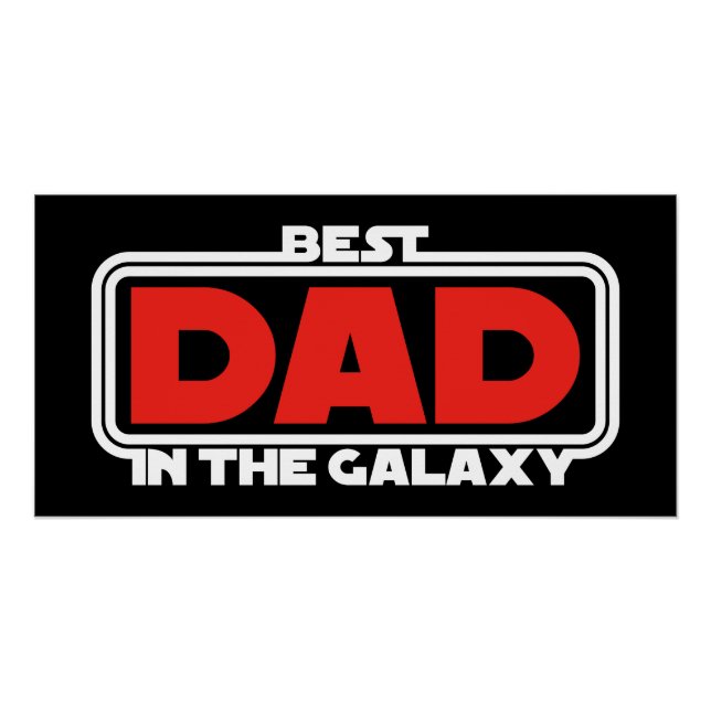 Best Dad in the Galaxy Poster (Vorderseite)