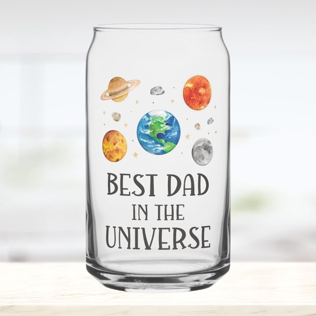 Best Dad in The Universe Funny Quote Fathers Day  Dosenglas (Von Creator hochgeladen)