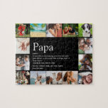 Best Dad Papa Father Definition 14 Photo Fun Black<br><div class="desc">14 photo collage jigsaw for you to personalise for your special papa, dad, daddy or father to create a unique gift for Father's day, birthdays, Christmas or any day you want to show how much he means to you. A perfect way to show him how amazing he is every day....</div>
