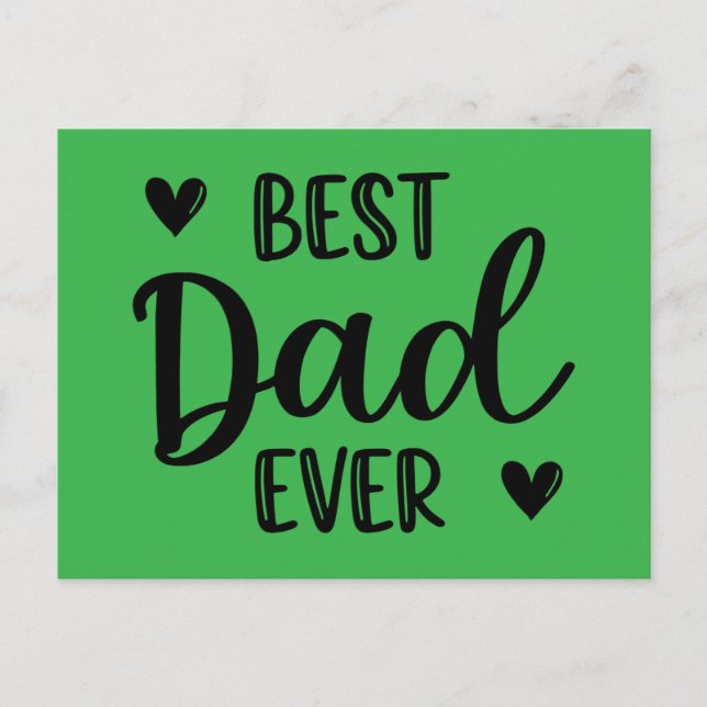 Best dad. postkarte (Vorderseite)
