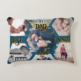  "Best Dad Since" personalizable Dekokissen