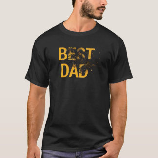 Best Dad Zerfallendes T-Shirt Design