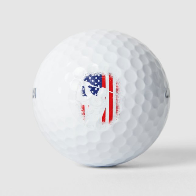 Best DADDY by Par Golfer Golfspielen Golfball (Vorderseite)