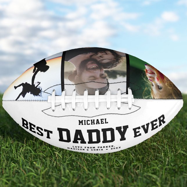 BEST DADDY EVENT Moderne Coole Farbfoto-Collage Football (Von Creator hochgeladen)