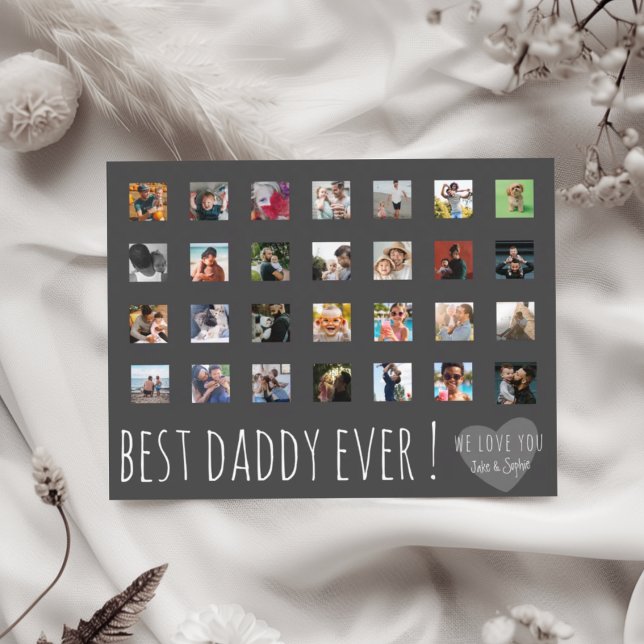 Best Daddy Ever 28 Photo Postkarte (Von Creator hochgeladen)