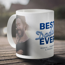 Best Daddy Ever 2 Photo Café Mug